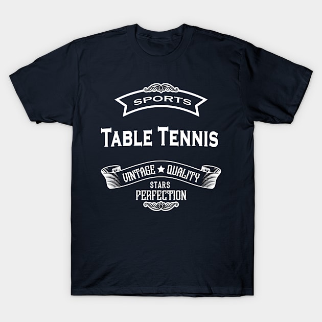 The Table Tennis T-Shirt by Wanda City